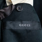 "GUCCI" Linen mix oversized tailored jacket