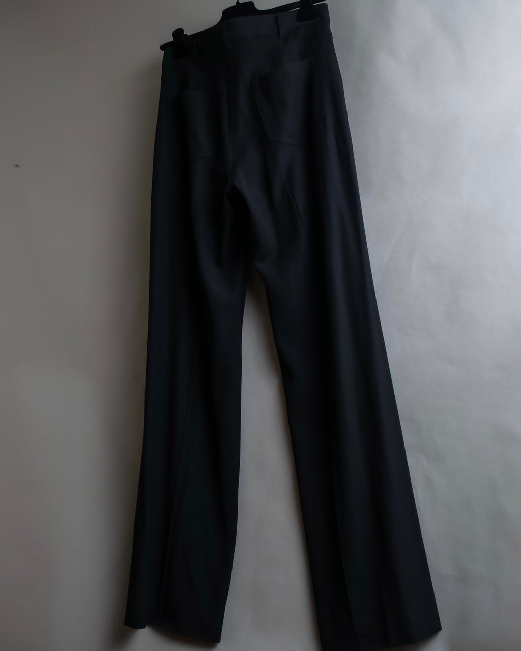 "BALENCIAGA" Beautiful draped full-length slacks