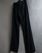 "BALENCIAGA" Beautiful draped full-length slacks
