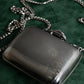 "Alexandar McQueen" Jewelry docking silver chain 2way mini bag