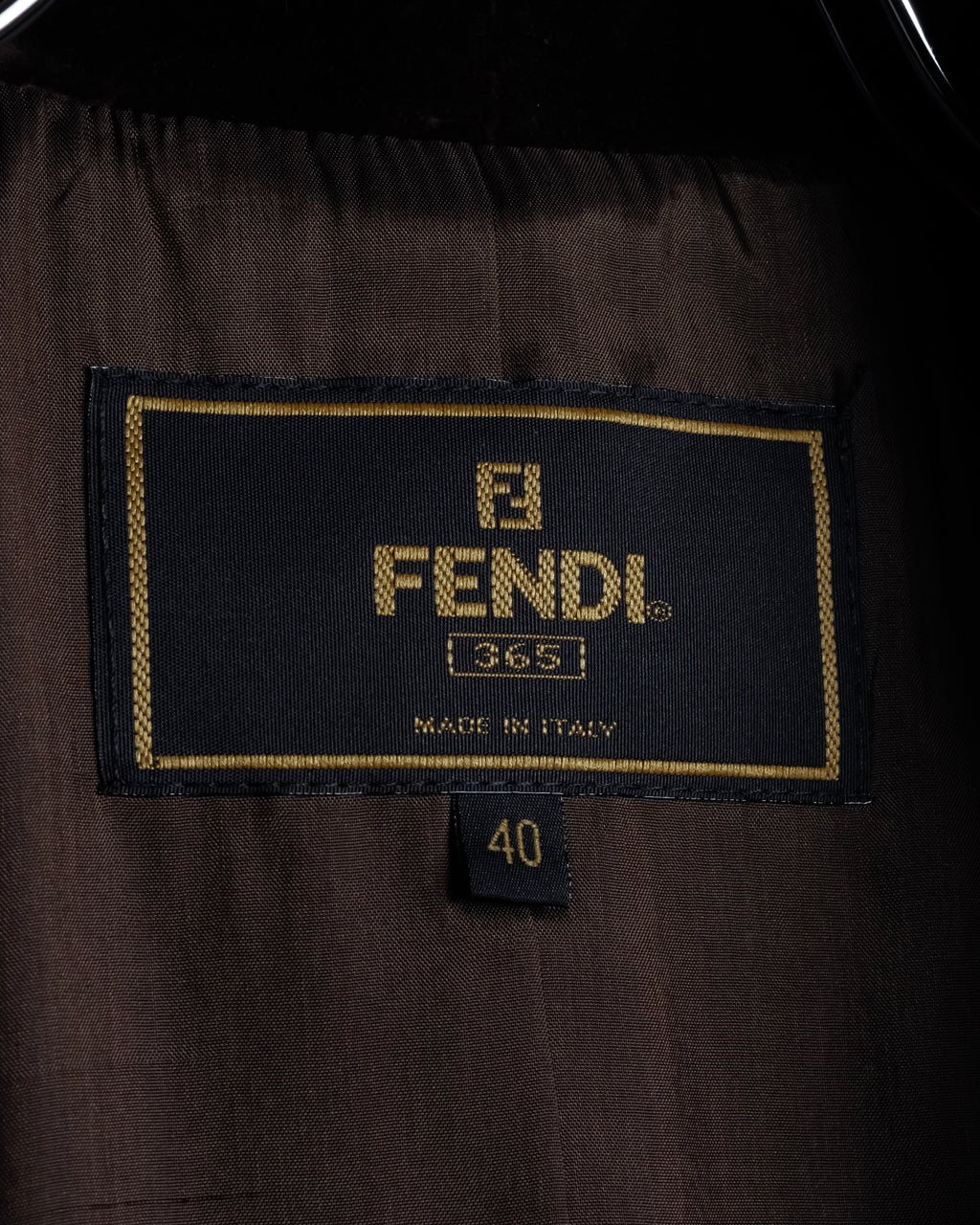 "FENDI" Velvet switching design herringbone set up
