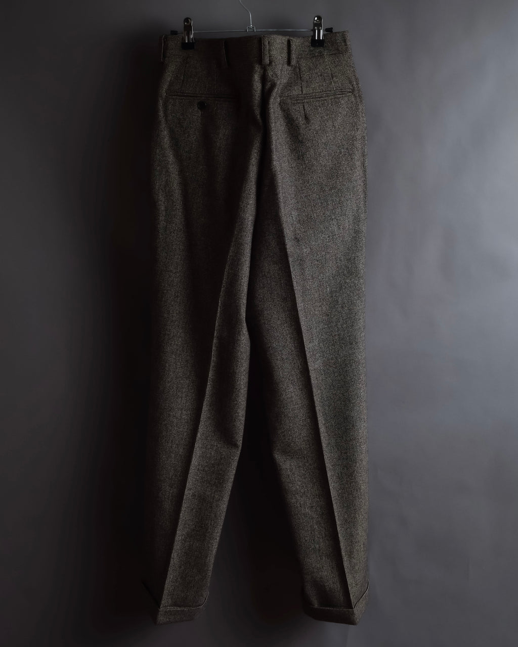 "BROOKS BROTHERS" Melange tweed three-piece suit