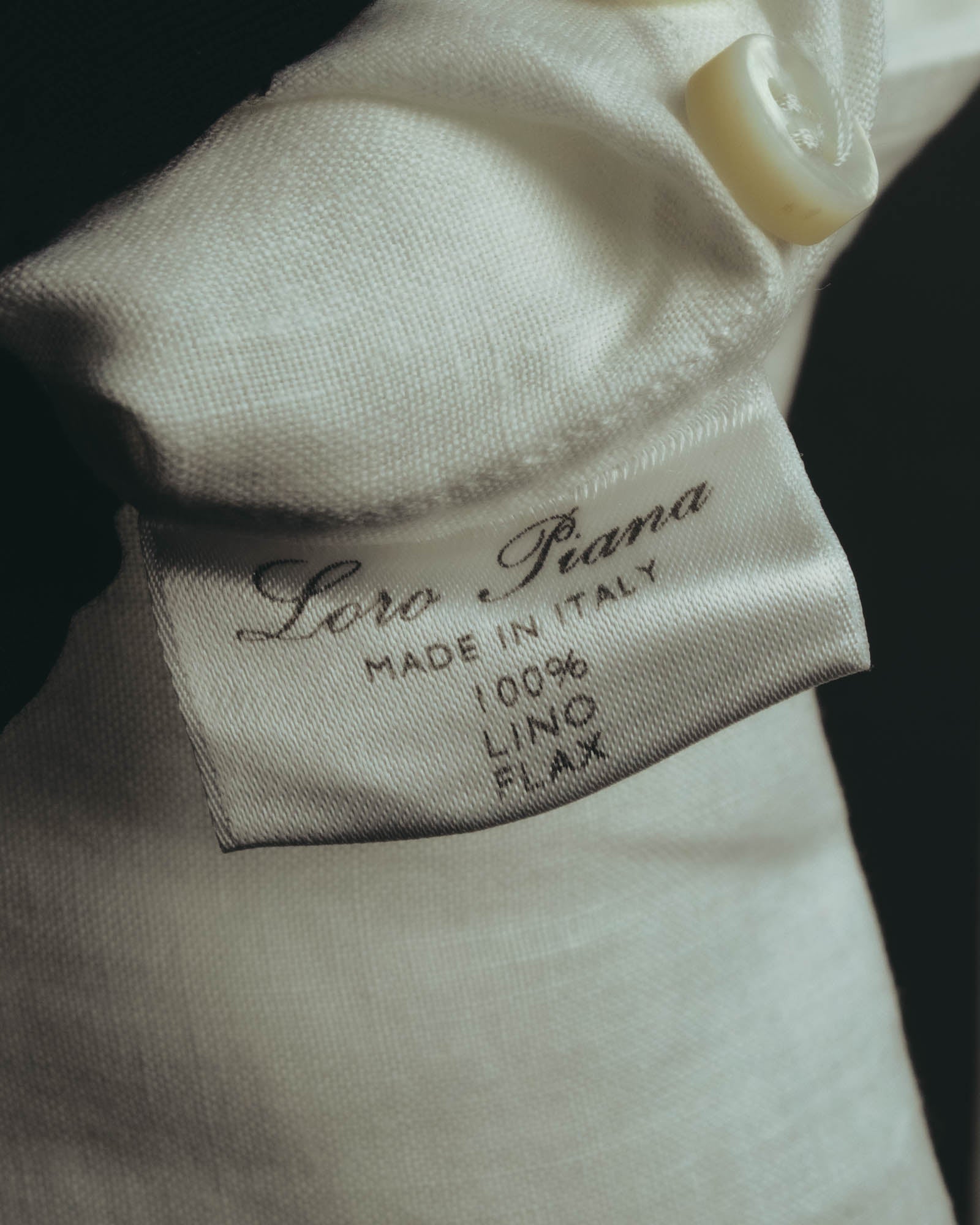"Loro Piana" Lightweight linen long sleeve shirt