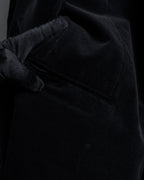 "ARMANI COLLEZIONI" Black corduroy relaxed set up