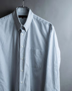 "COMME des GARCONS HOMME DEUX" Striped button-down shirt