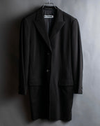 "Jil Sander+" Peaked label minimalist design tailored coat