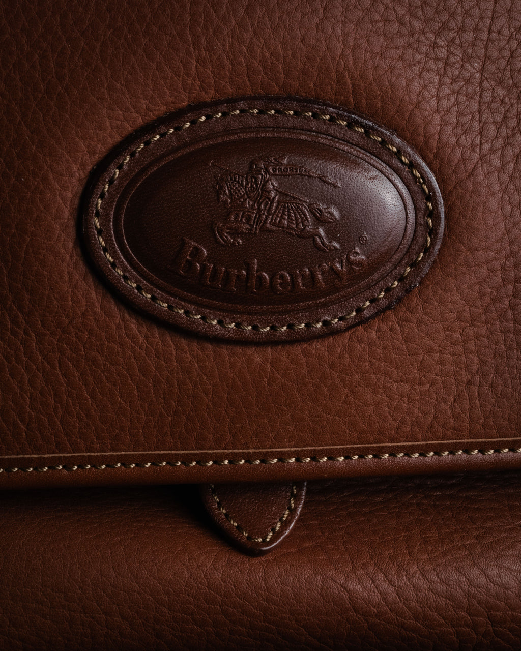 “Burberrys” 80’s-90’s Heritage leather bag