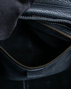 "CELINE" Gold buckle design large shoe bag shoulder bag