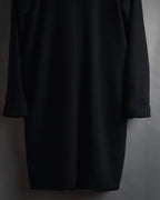 Abrigo de lana de sastrería minimalista de los años 90-00 de Dolce & Gabbana