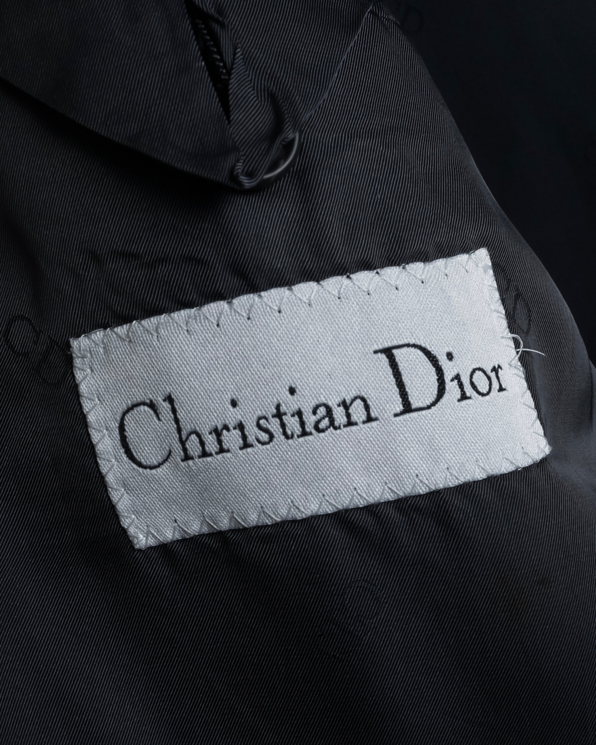 "Christian Dior" 90’s Pinstripe double breasted suit set up