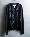 "MAISON MARGIELA"
Fur docking high gauge knit
