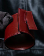 "Hermes" Leather interlocking bangle