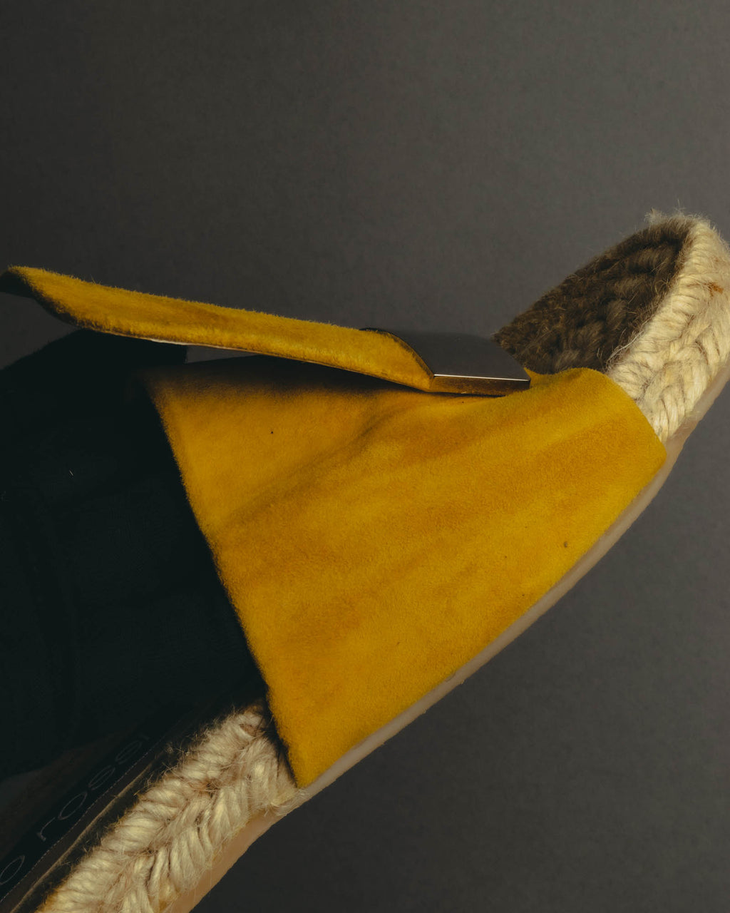 “Sergio Rossi” 2017-2023 suede sr1 espadrille slide sandals