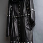 "Dolce & Gabbana" Silver stud design leather 2way coat