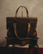-SPECIAL- "GUCCI" 70's Micro GG suede turn-lock handbag