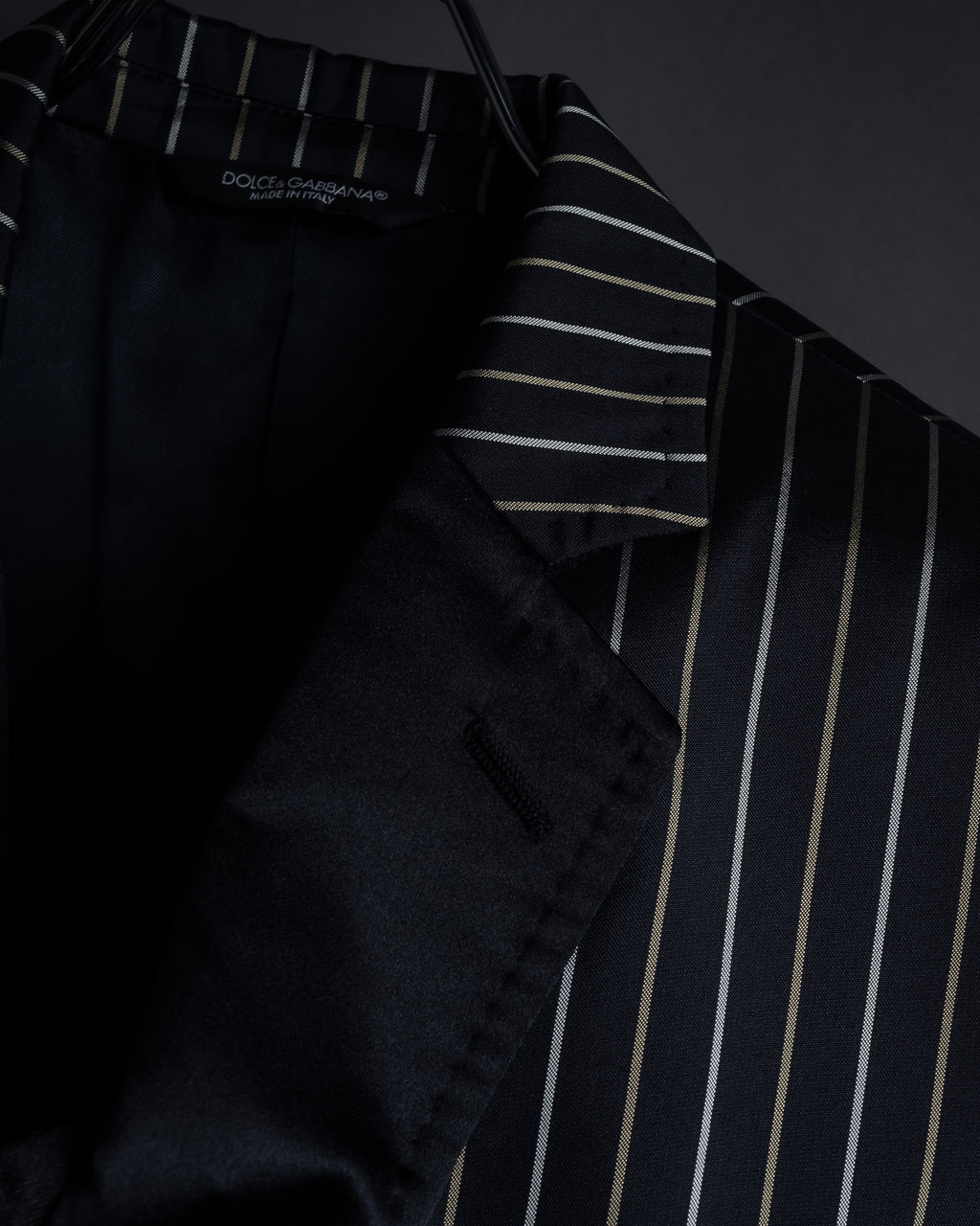 "Dolce & Gabbana" Silk design double-breasted tailored jacker