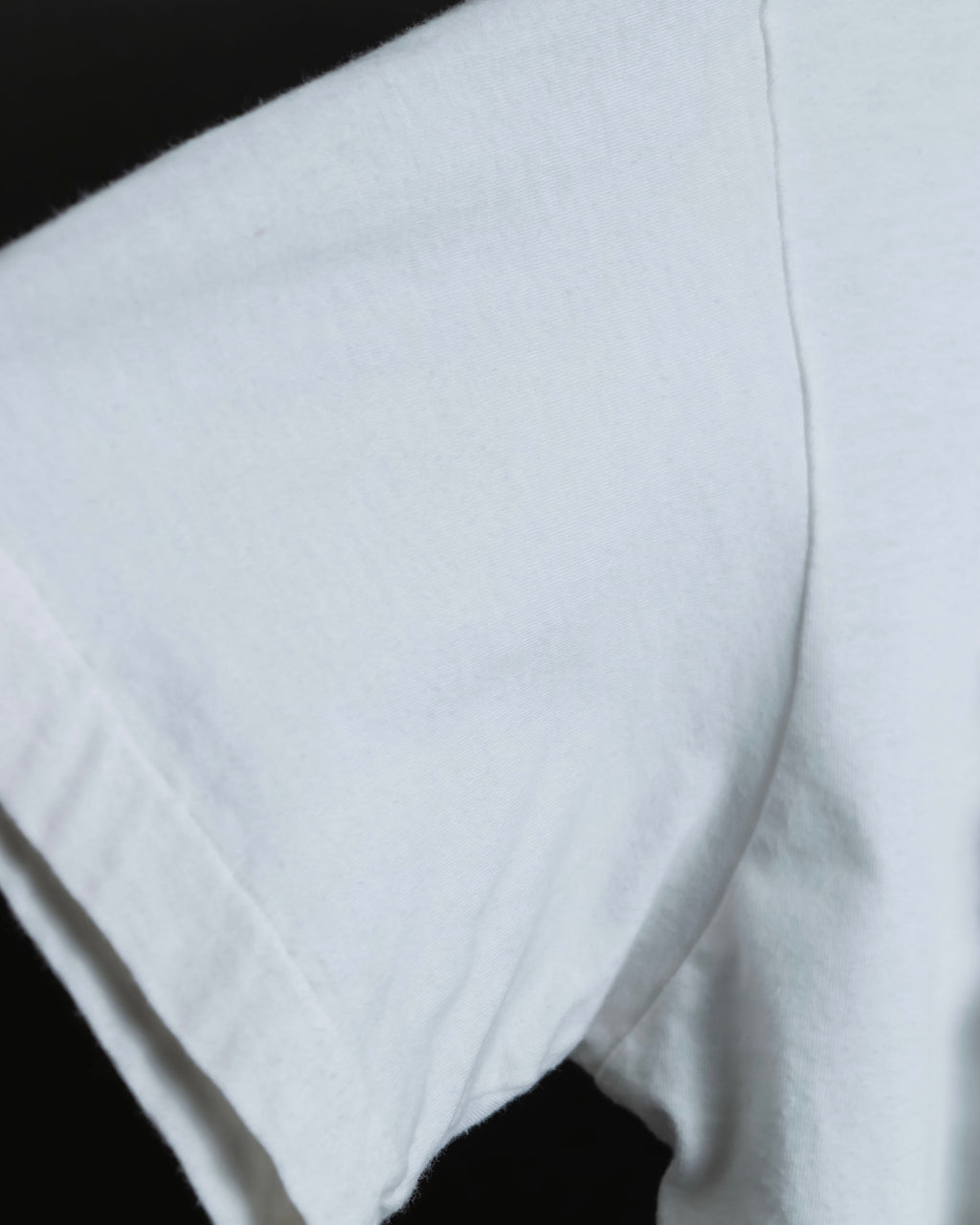 "Yohji Yamamoto POUR HOMME" Long ruffle design soft cotton T-shirt