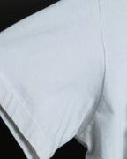 "Yohji Yamamoto POUR HOMME" Long ruffle design soft cotton T-shirt