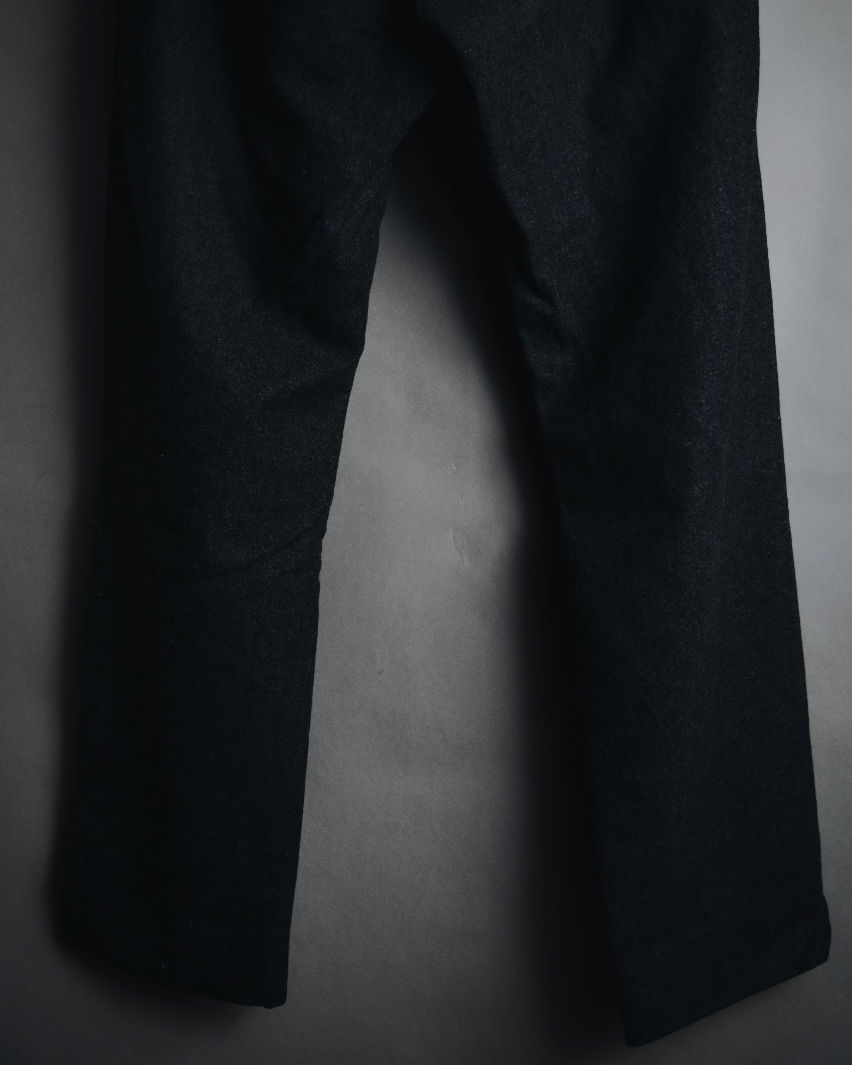 "Maison Margiela" 2016AW drawstring wool tailored slacks