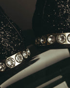 "Miu Miu" 2010's Embellished glitter lace-up oxford shoes