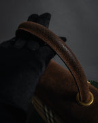 "BURBERRYS" 90’s PVC＆leather 2-way bag