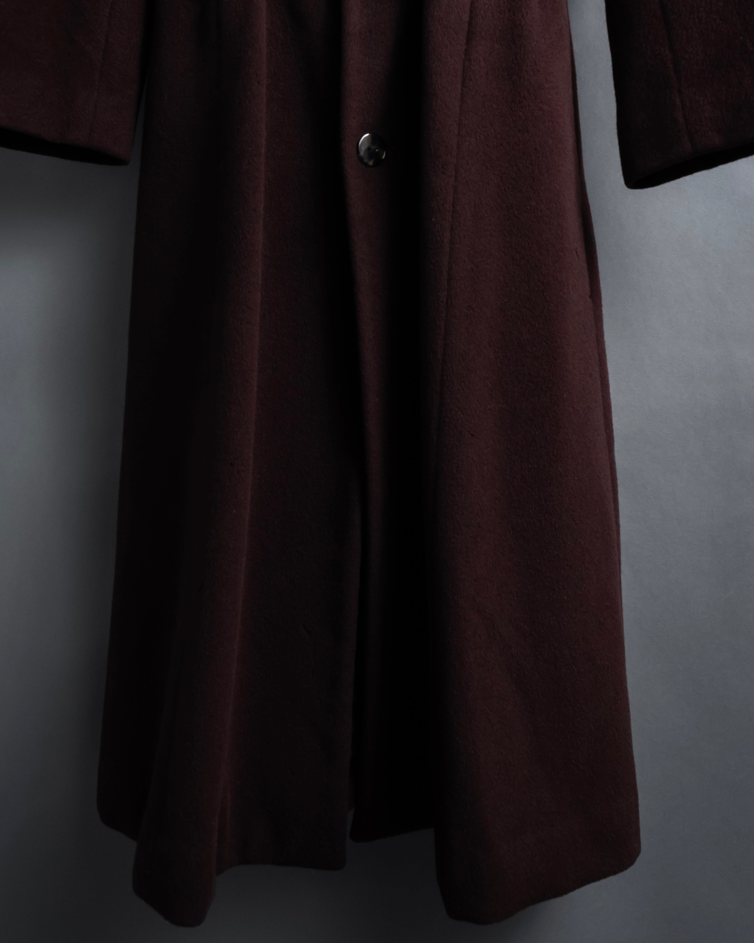 -SPECIAL- "JEAN PAUL GAULTIER"
 1990's-00's Gathered tuck shape design long coat