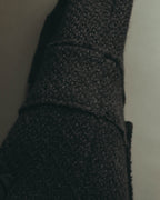 “CHANEL” 04AW textured tweed short sleeve jacket