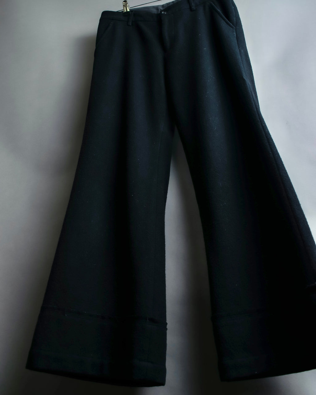 "tricot Comme des Garçons" beautiful silhouette wide slacks