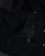 Abrigo doble botonadura estilo pea coat de los años 90-00 de "Max Mara"