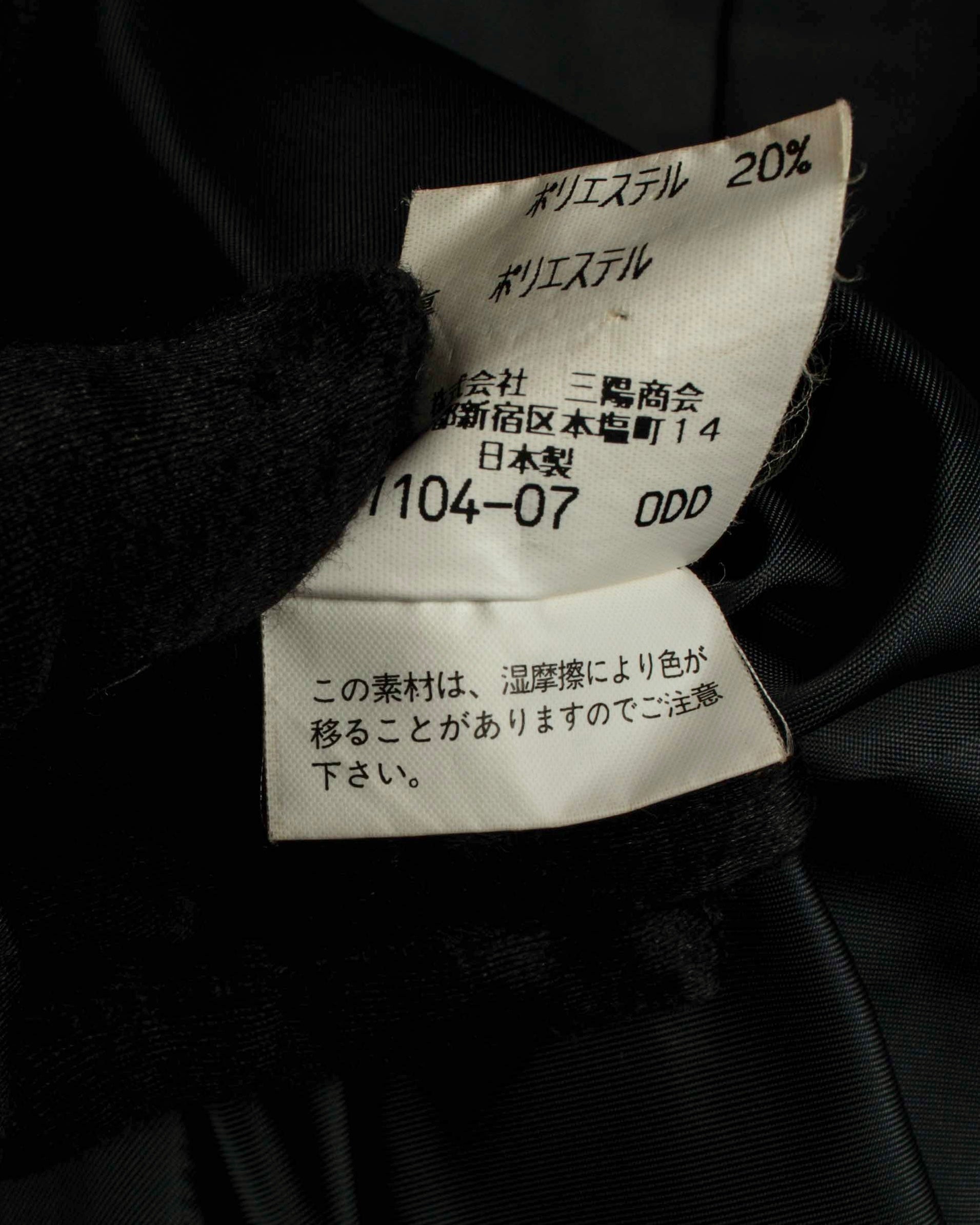 "BURBERRY" Thick wale corduroy oversized tailored jacket