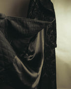 “DOLCE&GABBANA” Late 2010’s-early 2020’s Baroque jacquard belted robe coat