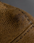 "PRADA" Hook hardware design ostrich leather shoulder bag