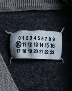 "Maison Martin Margiela" 2008SS two-tone V-neck knit