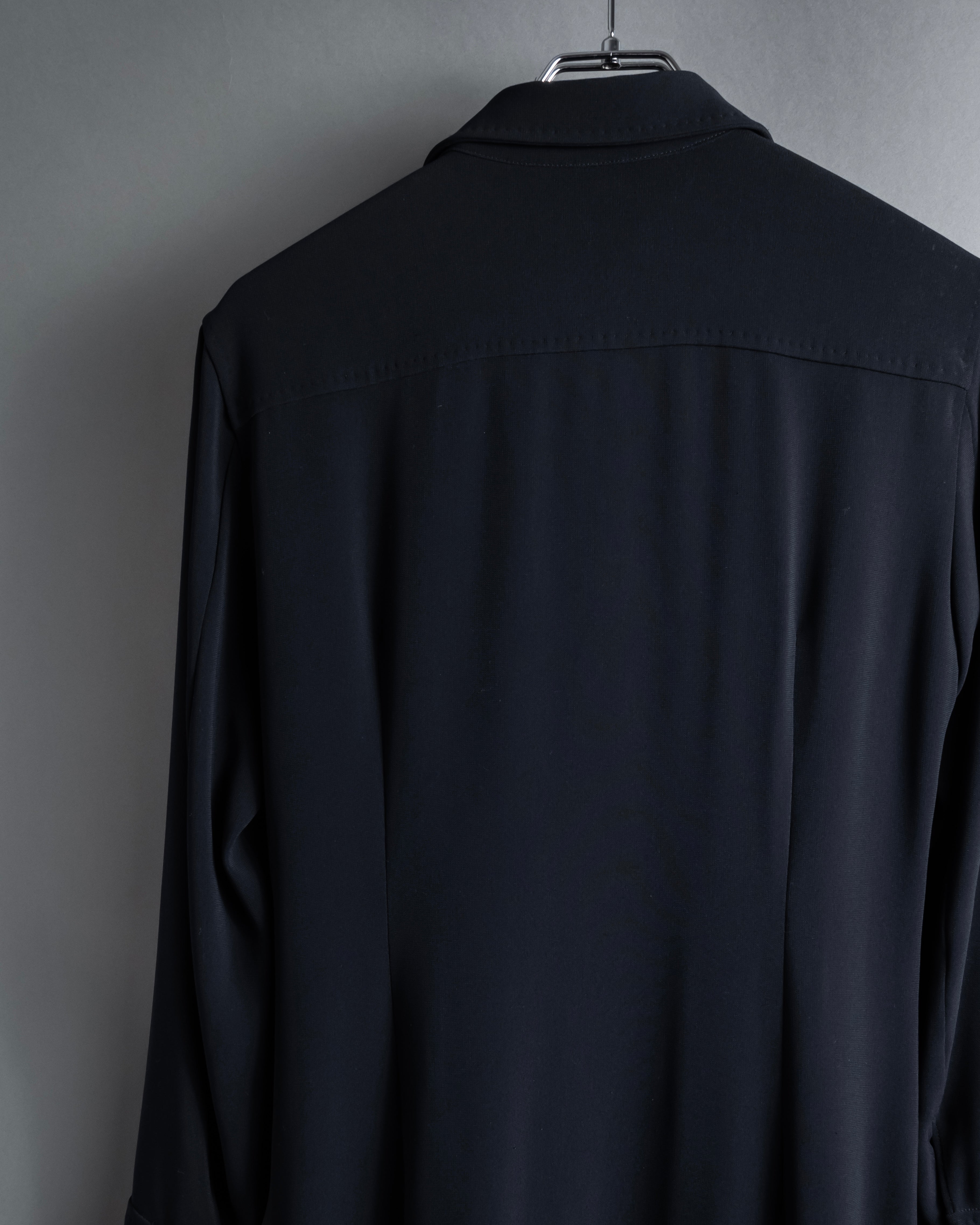 "Max Mara" 90's Refined design long shirt dress