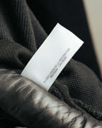 -MOOD Vintage Collections- 00’s Minimal black supima cotton knit