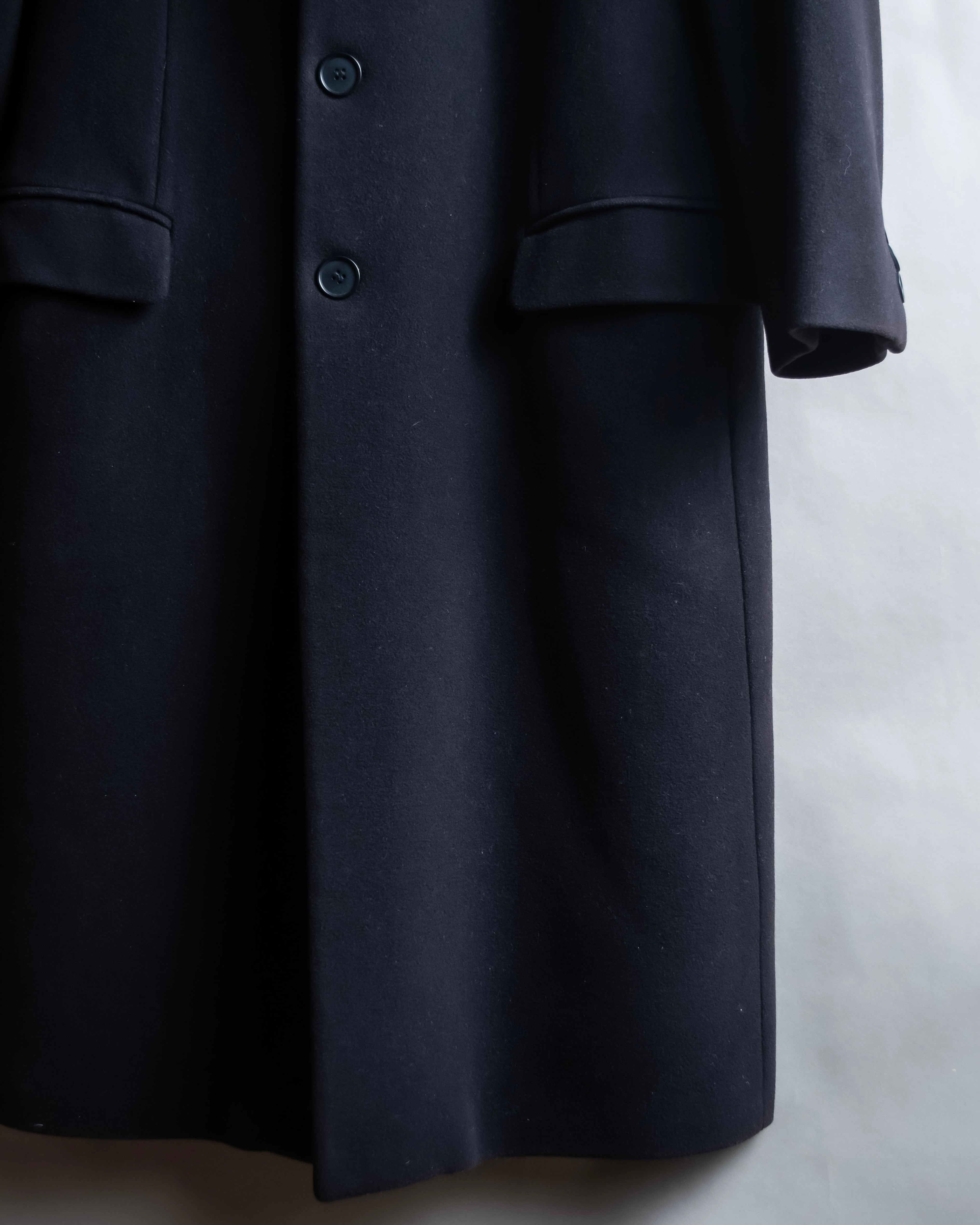 "EMPORIO ARMANI" Single-breasted oversized chester coat