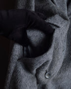 "BALENCIAGA" Alpaca blend maxi length shaped chester coat