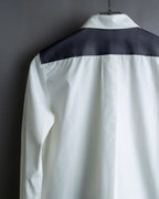 "CELINE" Combination color dress shirt