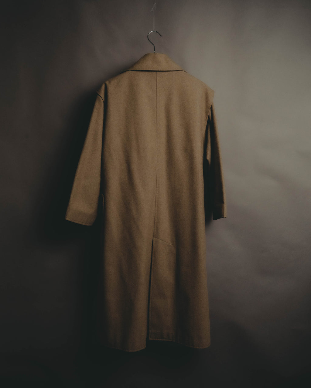 "Chloé" 70's-80's Wide-lapel double-breasted long coat