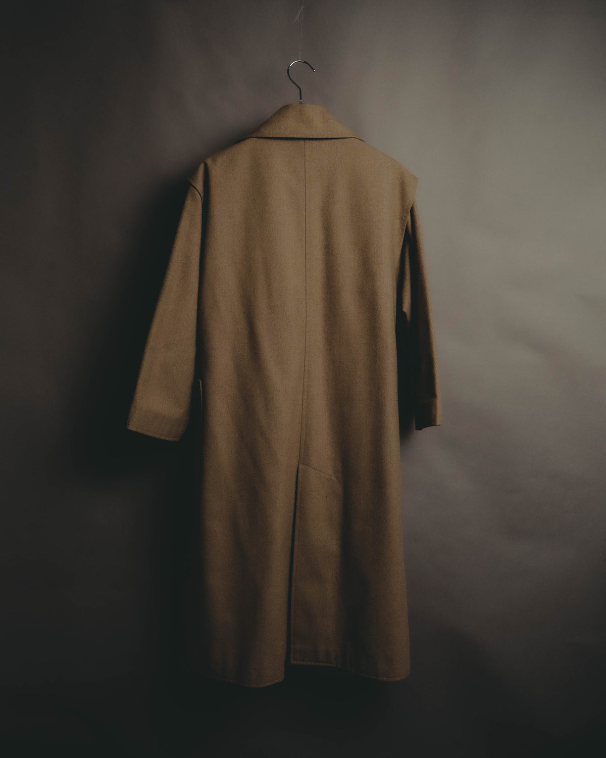 "Chloé" 70's-80's Wide-lapel double-breasted long coat