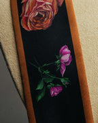 "PRADA" 2020's Floral silk skinny scarf