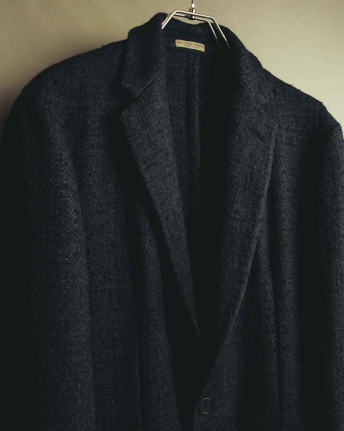 "BOTTEGA VENETA"  Late 90's-early 00's textured tailored short coat