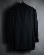 "GIORGIO ARMANI" 90’s draped double breasted suit set-up