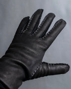 "Antonio Murolo" Deerskin signature leather gloves