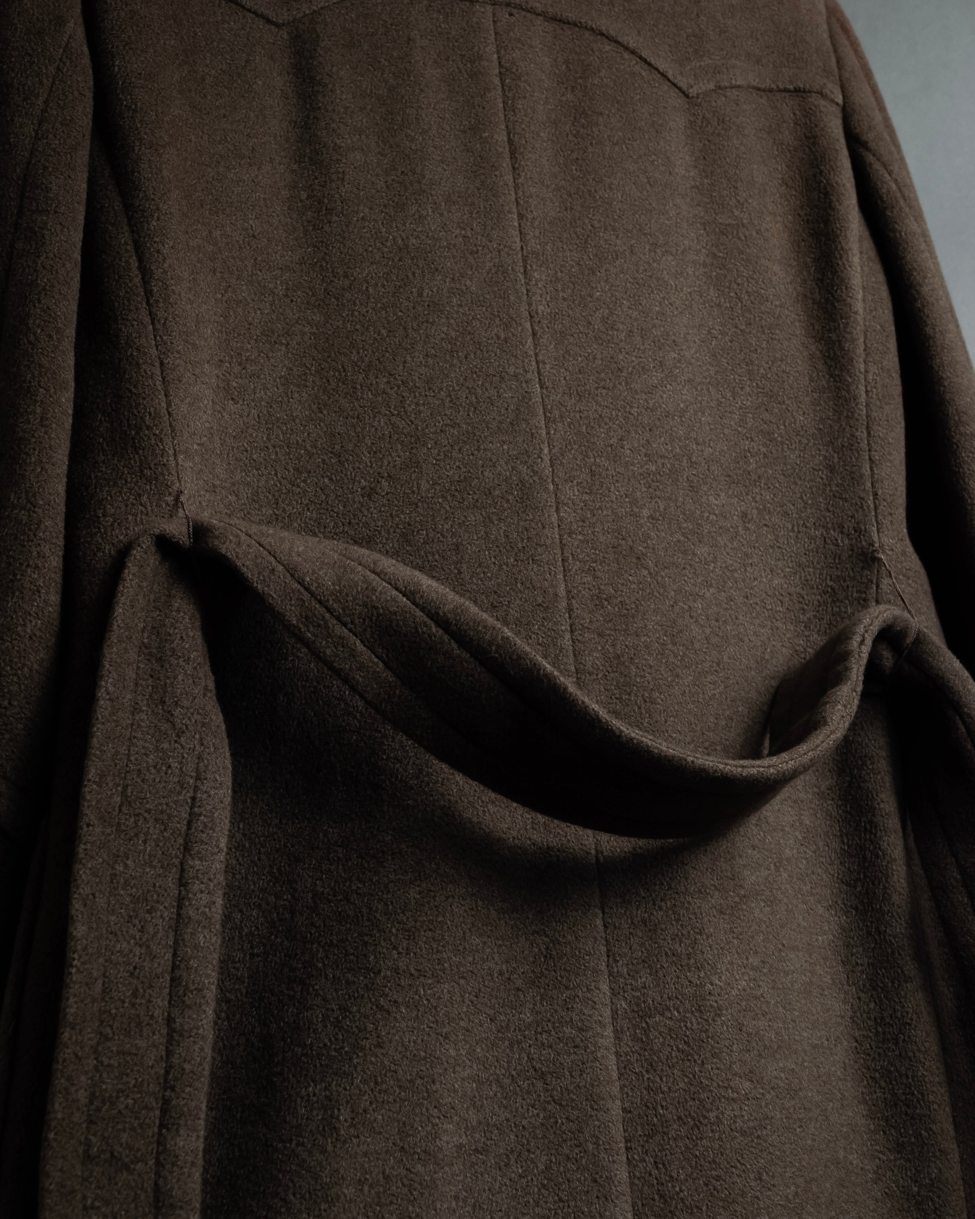 -SPECIAL- “GUCCI × ZAMASPORT” 1989–1994 Double Breasted Long Coat