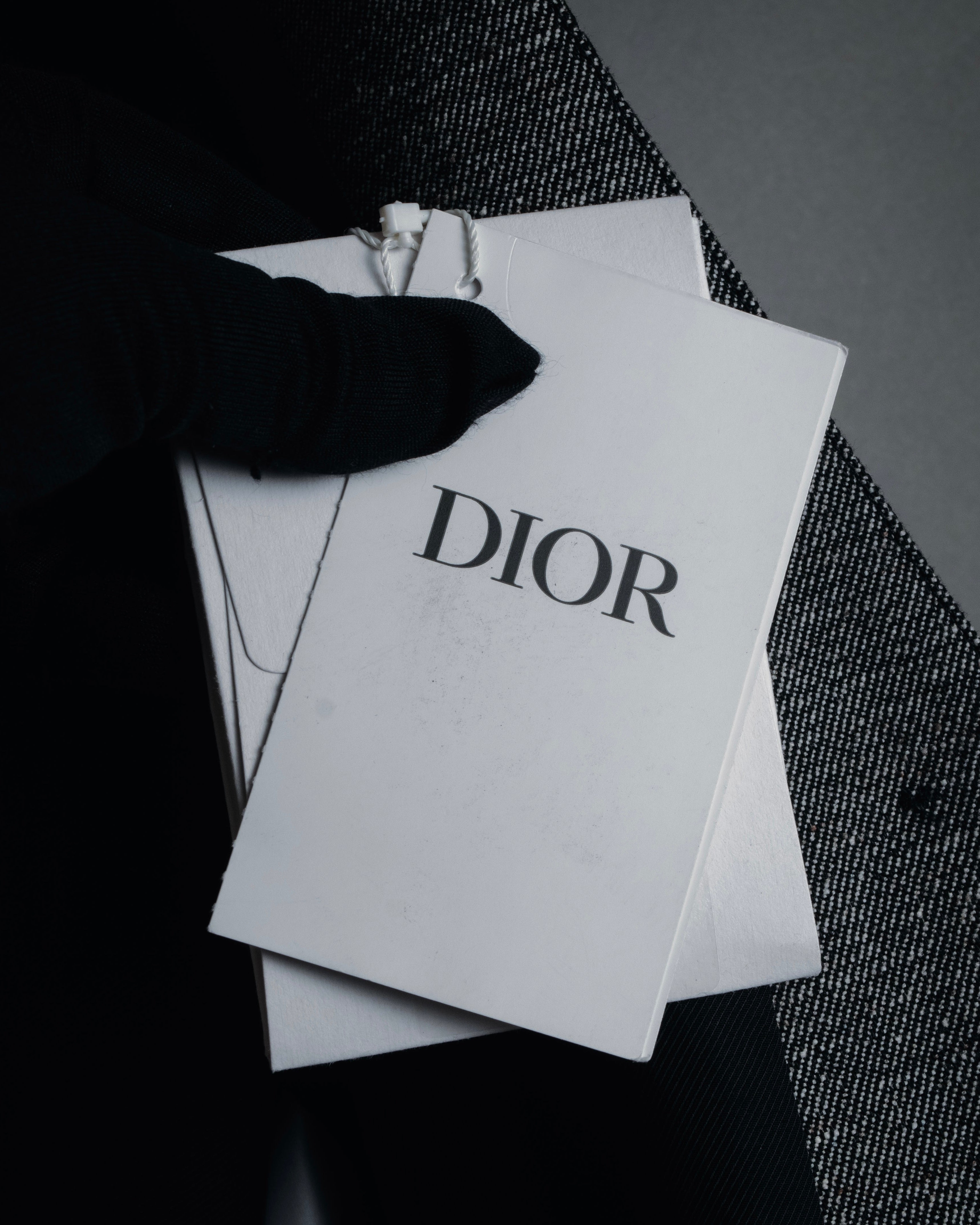 "Christian Dior" 23SS half double-breasted structured gilet