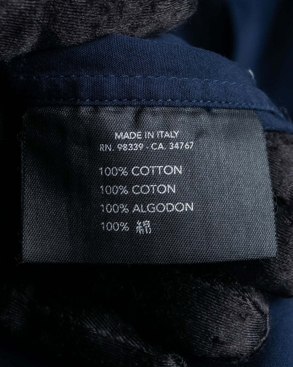 "PRADA" Beautiful navy color oversized shirt