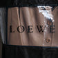 "LOEWE"  Camel brown leather tailored jacket