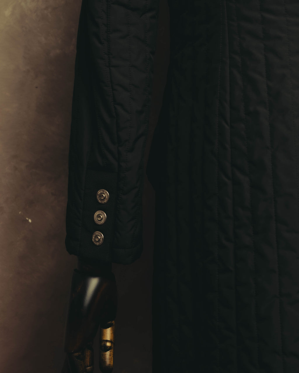 “Salvatore Ferragamo” 00’s-10’s Padded tailored long coat