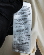 Camisa de seda con bordado en forma de logotipo "Alexandar McQueen" sin cuello